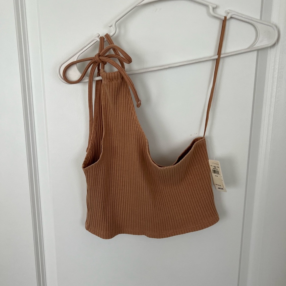 Aerie One Shoulder Crop Top
